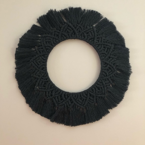 Handcrafted Macrame Circle Decor - Picture 4 of 6